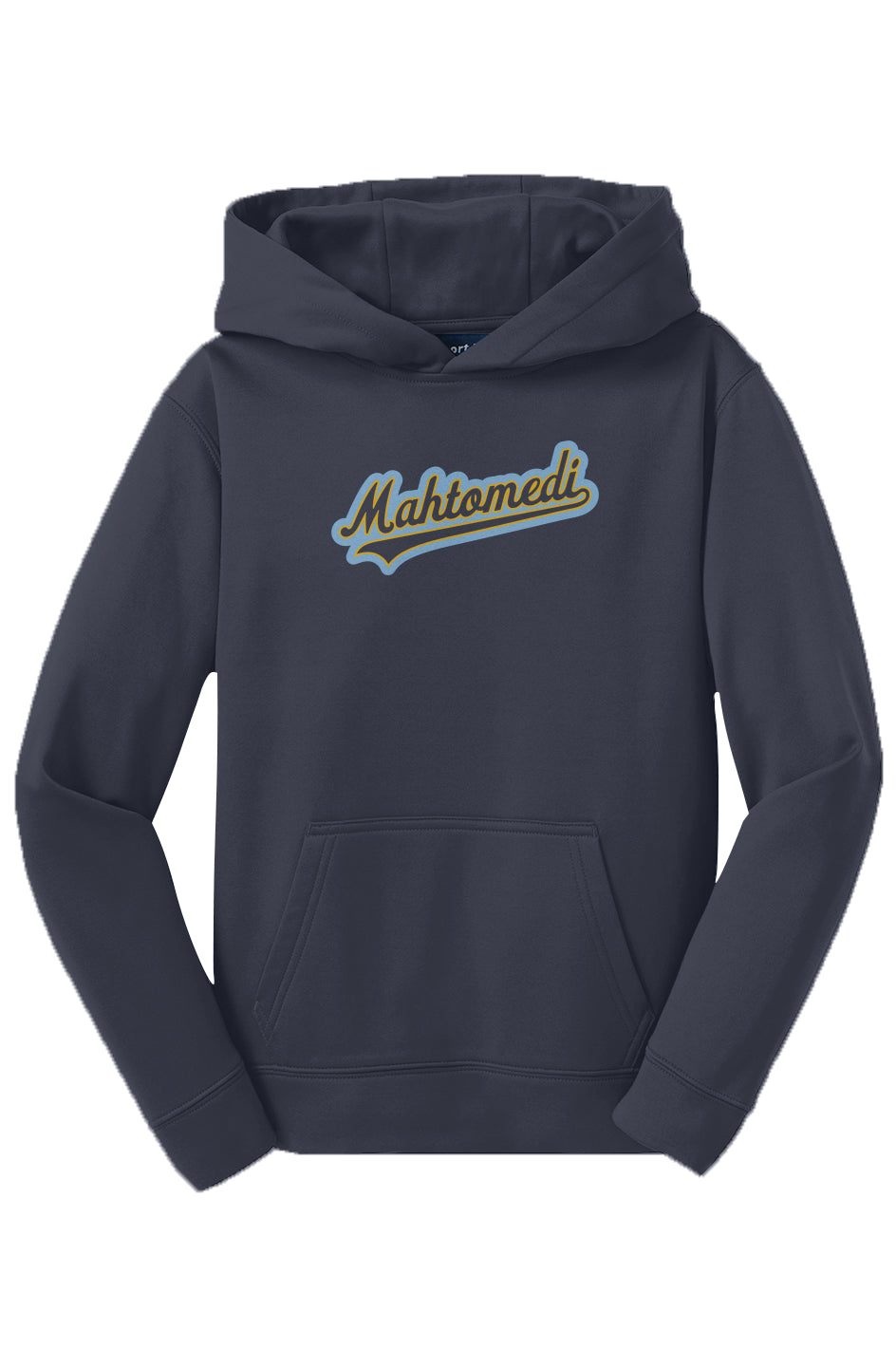 Mahtomedi Baseball - Kids - Splash navy - Fleece Hooded Pullover