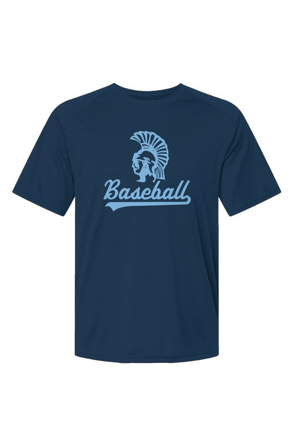 Mahtomedi Baseball - Men's - navy baby blue - Islander Performance T-Shirt