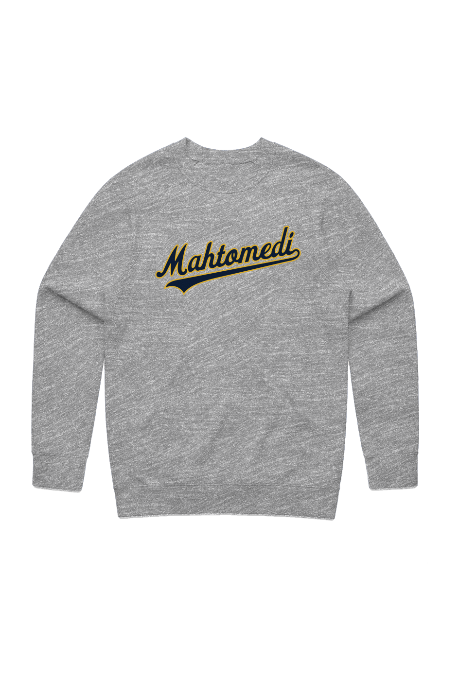 Mahtomedi Baseball - Men's - script - Classic Crew heather