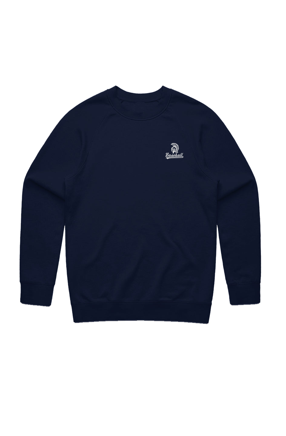 Mahtomedi Baseball - Men's - mini mono white - Embroidered Classic Crew