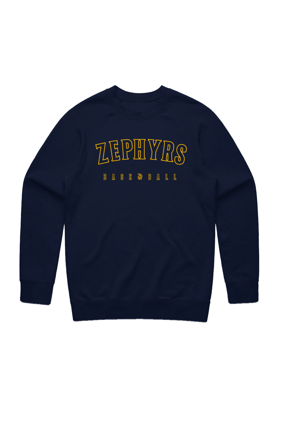 Mahtomedi Baseball - Men's - wordmark - classic crew navy