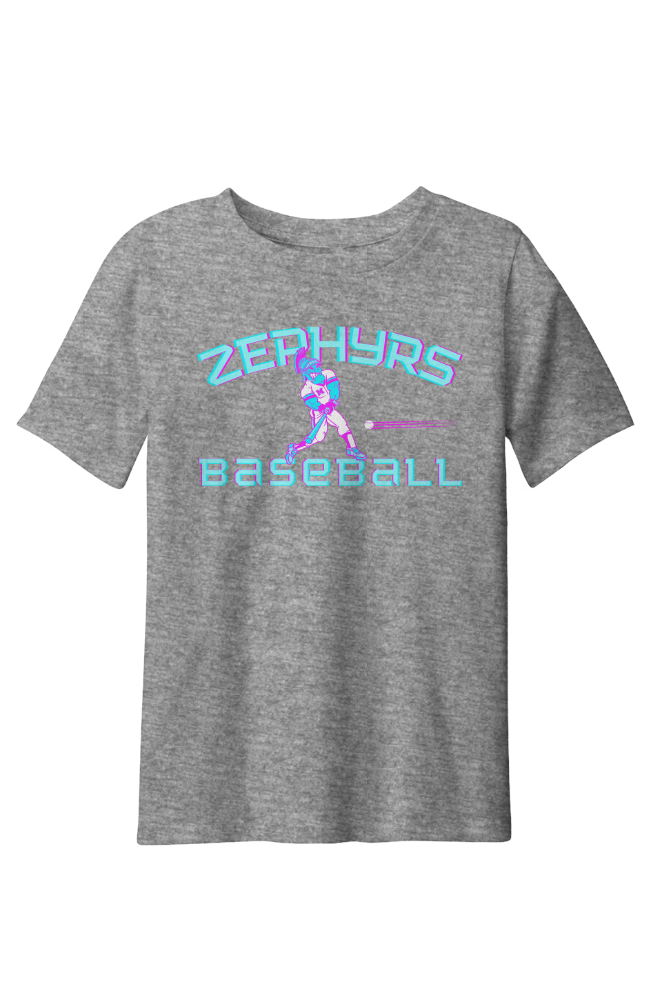 Mahtomedi Baseball - Kids - Cotton Candy Zephyr Mascot - 60/40 tee