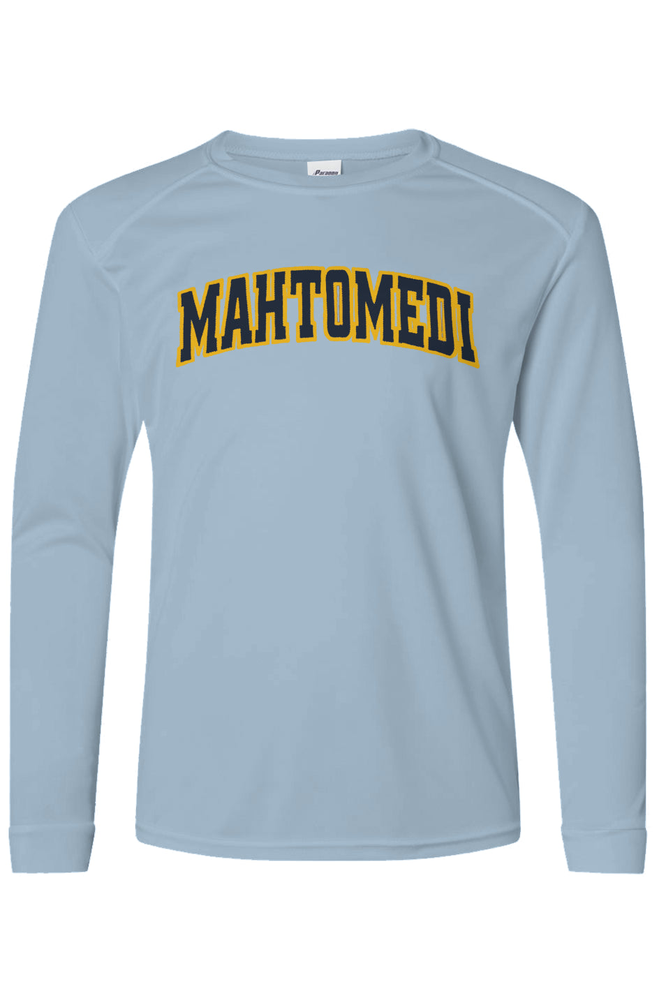 Mahtomedi Baseball - Kids - UPF50 Long Sleeve Moisture Wicking Tee - jersey font