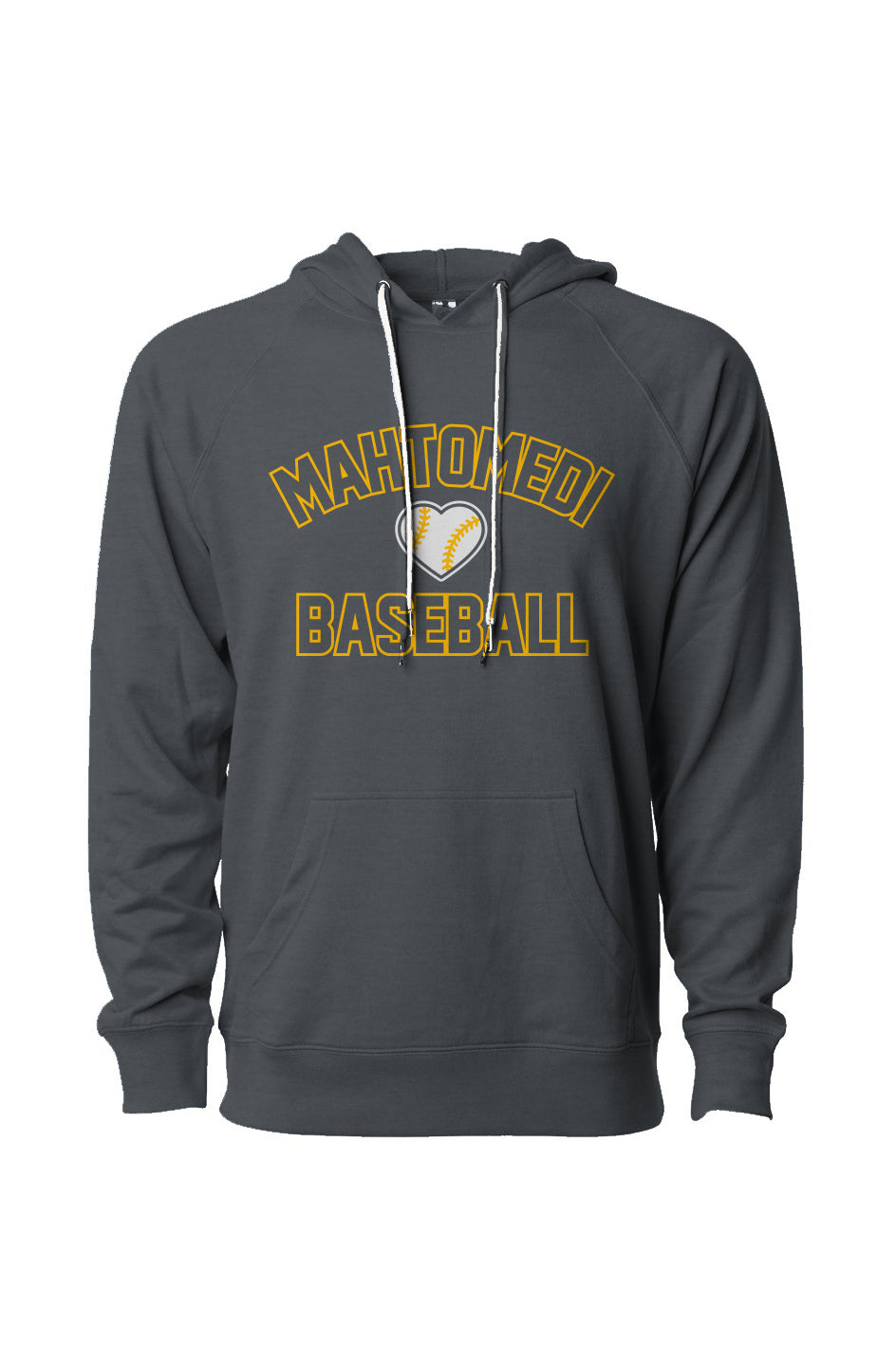 Mahtomedi Baseball - Women's - Loopback Terry Hoodie indigo - heart