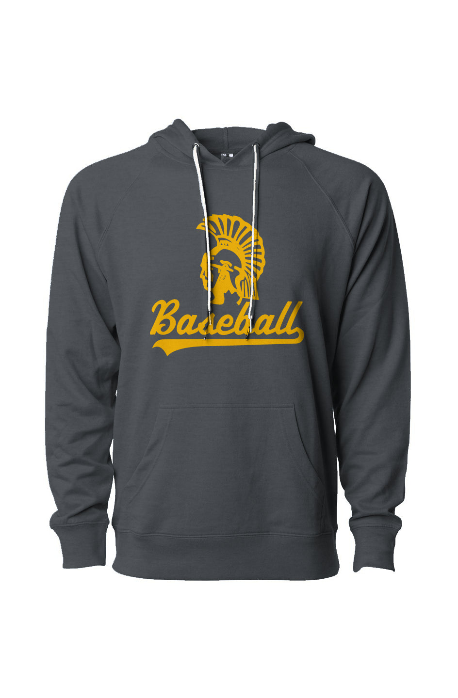 Mahtomedi Baseball - Women's - Loopback Terry Hoodie indigo - gold monochrome