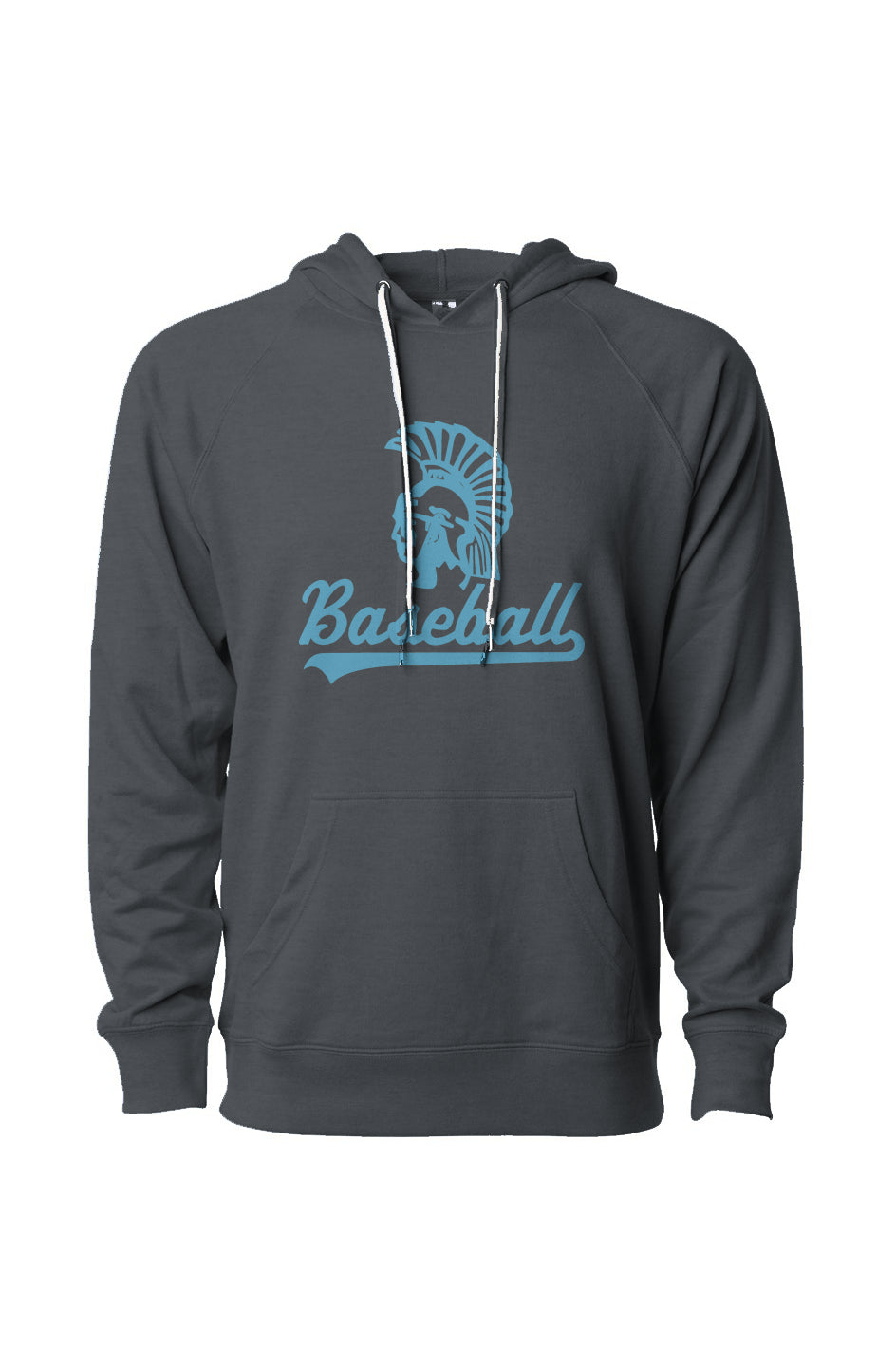 Mahtomedi Baseball - Women's - Loopback Terry Hoodie indigo - baby blue monochrome