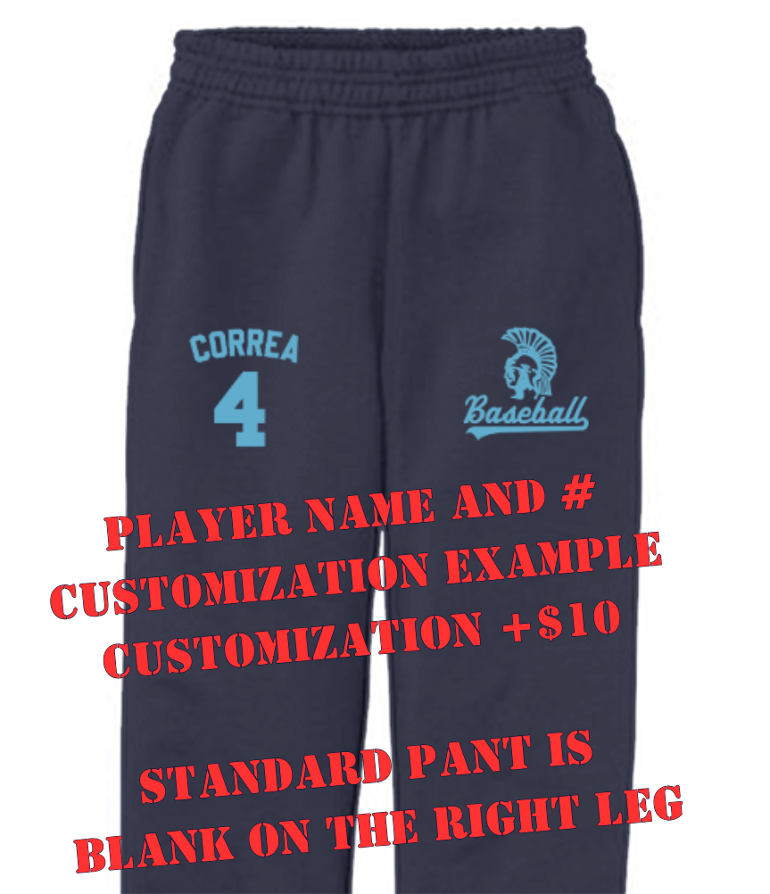 Mahtomedi Baseball - Kids - Fleece Jogger grey - mono navy (c)