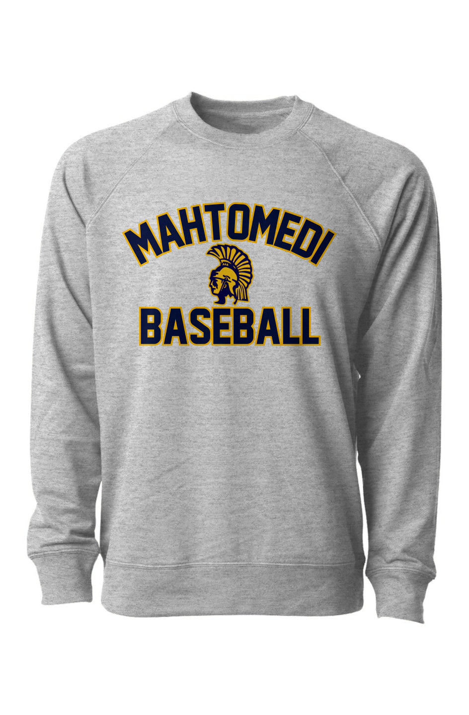 Mahtomedi Baseball Arch - Loopback Terry Crewneck Sweatshirt