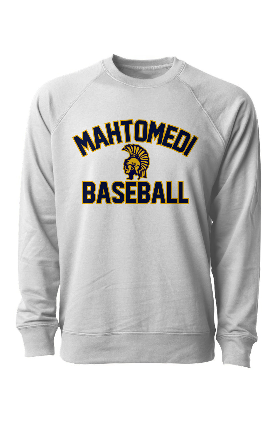 Mahtomedi Baseball Arch - Loopback Terry Crewneck Sweatshirt