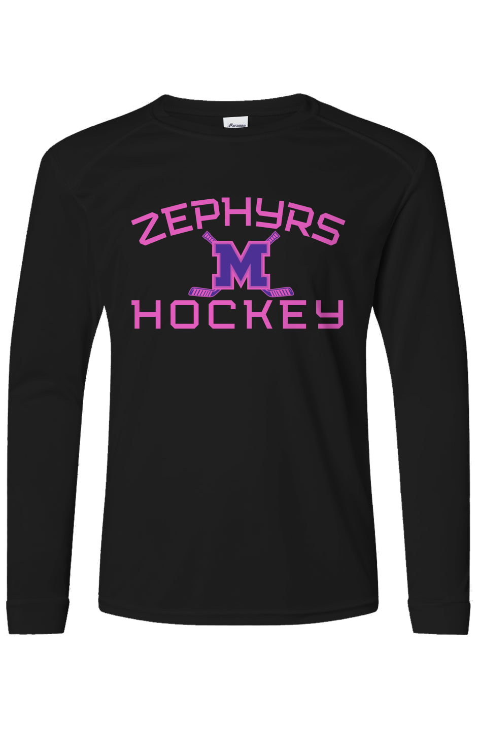 Mahtomedi Zephyrs alt hockey - Youth Islander Long Sleeve T-Shirt