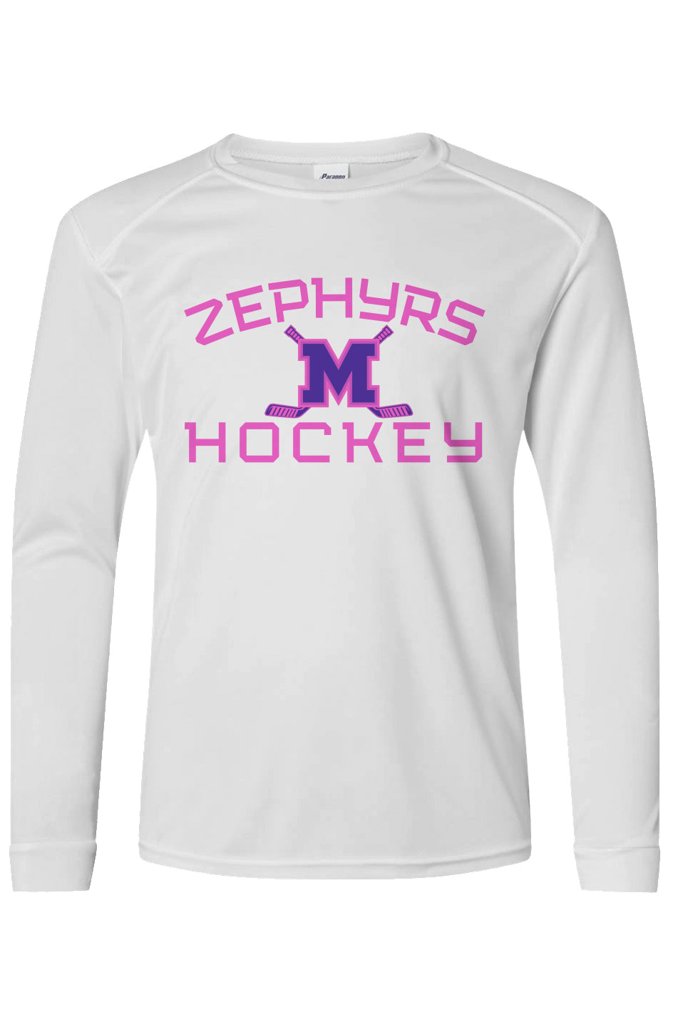 Mahtomedi Zephyrs alt hockey - Youth Islander Long Sleeve T-Shirt