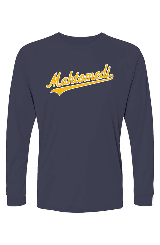 Mahtomedi Baseball - Men's Script UPF 50 Islander Long Sleeve T-Shirt