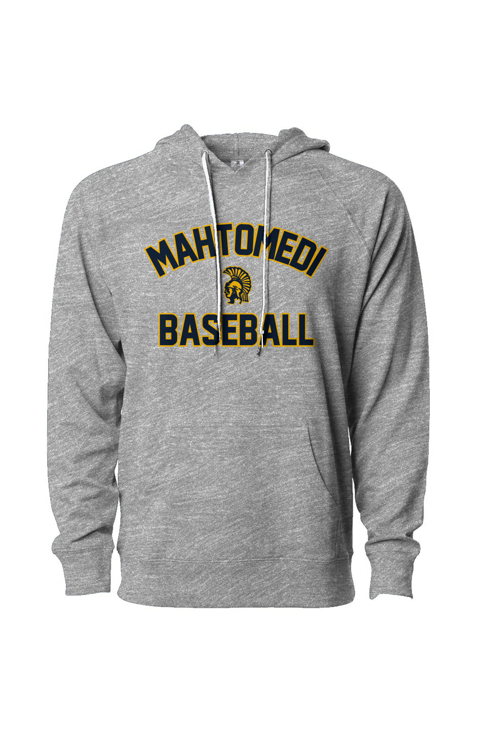 Mahtomedi Baseball - Women's - Loopback Terry Hoodie heather - classic arc