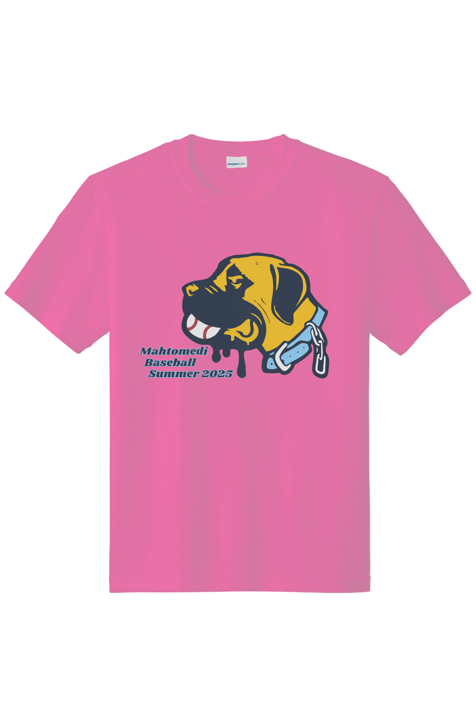 Mahtomedi Baseball - Kids - Rookie Ball Sandlot Legends - hot pink Moisture Wicking tee (c)
