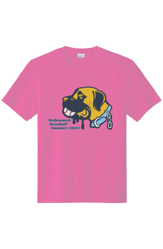 Mahtomedi Baseball - Kids - Rookie Ball Sandlot Legends - hot pink Moisture Wicking tee (c)
