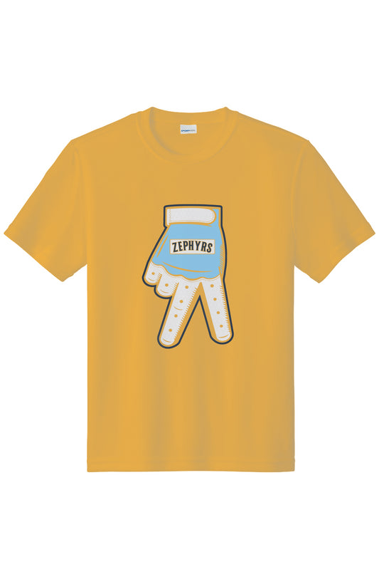 Mahtomedi Baseball - Kids - gold Moisture Wicking T - The Curve