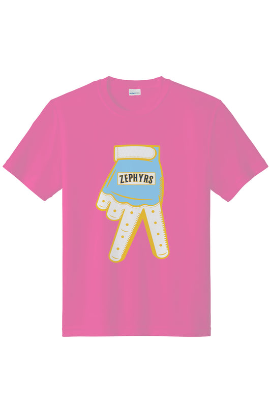 Mahtomedi Baseball - Kids - hot pink Moisture Wicking Tee - The Curve
